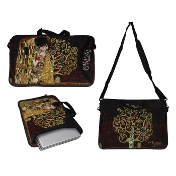 Torba na laptopa - G. Klimt, Pocałunek (CARMANI)