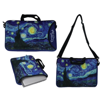 Torba na laptopa - V. van Gogh, Gwiaździsta Noc (CARMANI)