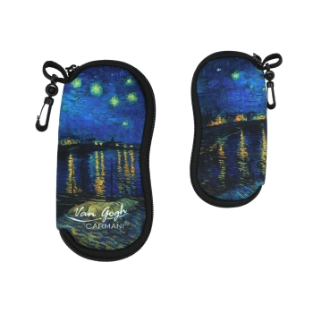 Etui na okulary - V. van Gogh, Gwiaździsta Noc nad Rodanem (CARMANI)
