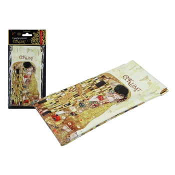 Etui na okulary, miękkie - G. Klimt, Pocałunek (CARMANI)