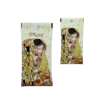 Etui na okulary, miękkie - G. Klimt, Pocałunek (CARMANI)