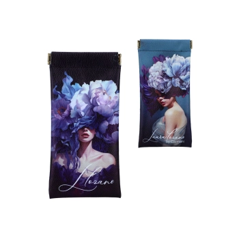 Etui na okulary, miękkie - L. Lozano, Lady`s Floral Symphony (CARMANI)
