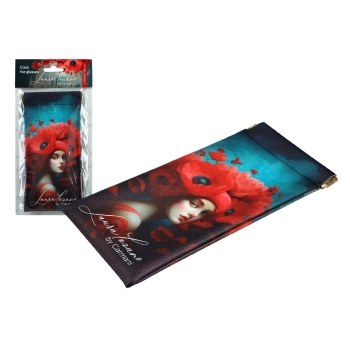 Etui na okulary, miękkie - L. Lozano, Lady`s Floral Symphony (CARMANI)