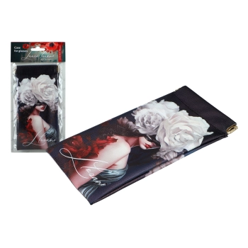 Etui na okulary, miękkie - L. Lozano, Lady`s Floral Symphony (CARMANI)