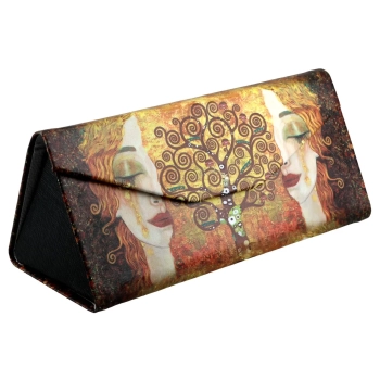 Etui na okulary, składane - G. Klimt, Złote łzy (CARMANI)