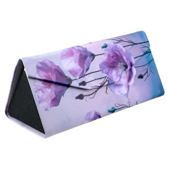 Etui na okulary, składane - Dekoracja kwiatowa (CARMANI)