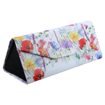 Etui na okulary, składane - Dekoracja kwiatowa (CARMANI)