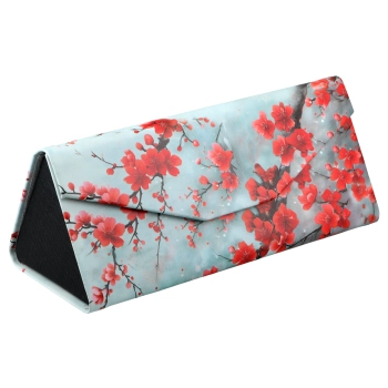 Etui na okulary, składane - Dekoracja kwiatowa (CARMANI)