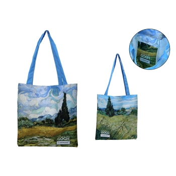Torba na ramię - V. van Gogh, Pole pszenicy z cyprysami (CARMANI)