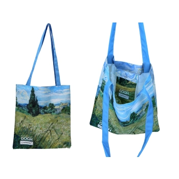 Torba na ramię - V. van Gogh, Pole pszenicy z cyprysami (CARMANI)