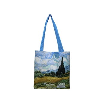 Torba na ramię - V. van Gogh, Pole pszenicy z cyprysami (CARMANI)
