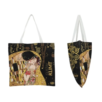 Torba płócienna - G. Klimt, Pocałunek + drzewo (CARMANI)