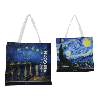 Torba płócienna - V. van Gogh, Gwiaździsta Noc (CARMANI)