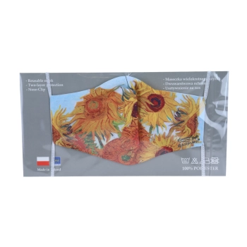 Maseczka ochronna - V. van Gogh, Słoneczniki (CARMANI)