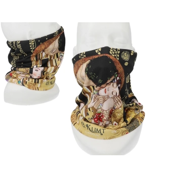 Komin/chusta - G. Klimt, kolaż - alternatywa maseczki (CARMANI)