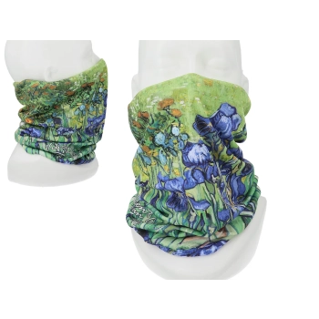 Komin/chusta - V. van Gogh, Irysy - alternatywa maseczki (CARMANI)