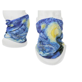 Komin/chusta - V. van Gogh, Gwiaździsta Noc - alternatywa maseczki (CARMANI)