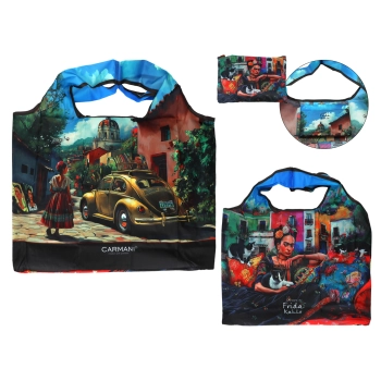 Torba na ramię -  inspirowana malarstwem F. Kahlo (CARMANI)