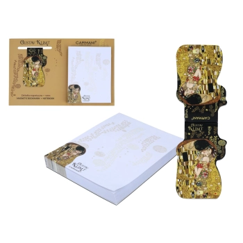 Kpl. Notes magnetyczny i magnes - G. Klimt, Pocałunek (CARMANI)
