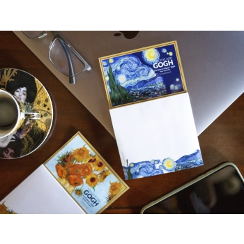 Notes magnetyczny, duży - V. van Gogh, Gwiaździsta noc (CARMANI)