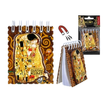 Notes magnetyczny - G. Klimt, Pocałunek (CARMANI)