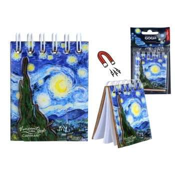 Notes magnetyczny - V. van Gogh, Gwiaździsta Noc (CARMANI)