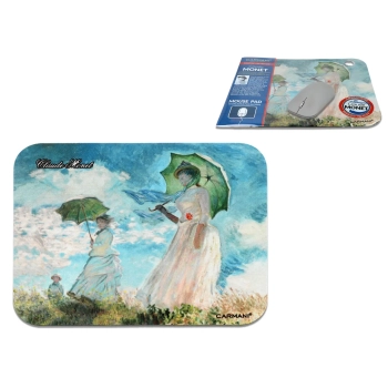 Podkładka pod mysz komputerową - C. Monet, Kobieta z parasolem (CARMANI)