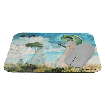 Podkładka pod mysz komputerową - C. Monet, Kobieta z parasolem (CARMANI)