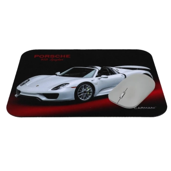 Podkładka pod mysz komputerową - Classic & Exclusive, Porsche 918 Spyder (CARMANI)