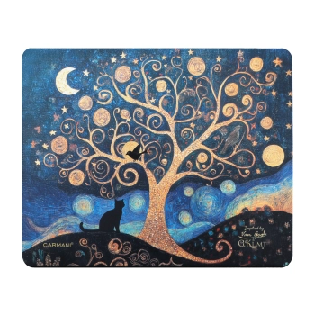 Podkładka pod mysz komputerową - kolaż: V. van Gogh, G. Klimt (CARMANI)