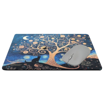 Podkładka pod mysz komputerową - kolaż: V. van Gogh, G. Klimt (CARMANI)