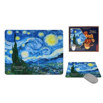 Podkładka pod mysz komputerową - V. van Gogh, Gwiaździsta Noc (CARMANI)