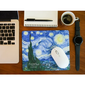 Podkładka pod mysz komputerową - V. van Gogh, Gwiaździsta Noc (CARMANI)