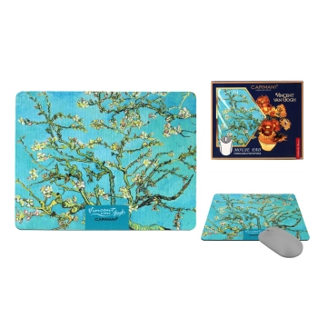Podkładka pod mysz komputerową - V. van Gogh, Kwitnący Migdałowiec (CARMANI)