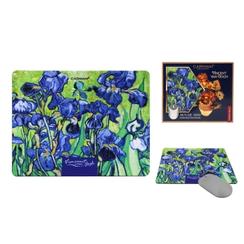 Podkładka pod mysz komputerową - V. van Gogh, Irysy (CARMANI)