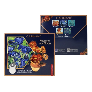 Podkładka pod mysz komputerową - V. van Gogh, Irysy (CARMANI)