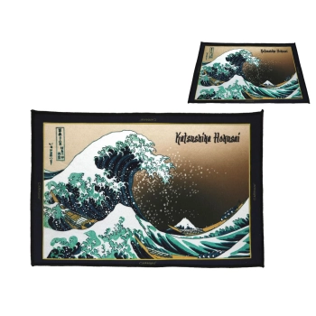 Dywanik -  Hokusai Katsushika, Wielka fala w Kanagawie  (CARMANI)