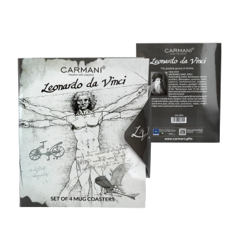 Kpl. 4 podkładek korkowych - L. da Vinci (CARMANI)