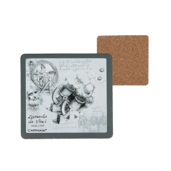 Kpl. 4 podkładek korkowych - L. da Vinci (CARMANI)