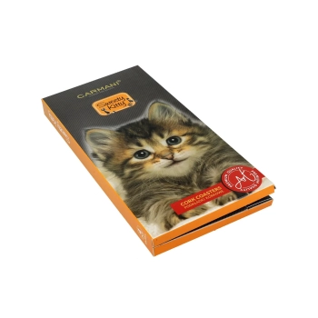 Kpl. 4 podkładek korkowych - Sweetty Kitty (CARMANI)