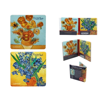 Kpl. 2 podkładek korkowych - V. van Gogh, mix (CARMANI)