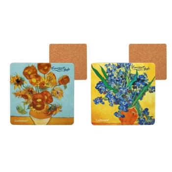 Kpl. 2 podkładek korkowych - V. van Gogh, mix (CARMANI)