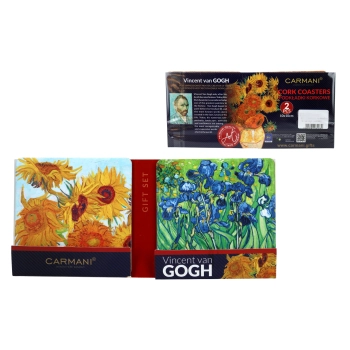 Kpl. 2 podkładek korkowych - V. van Gogh, mix (CARMANI)