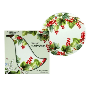 Podkładka ceramiczna - Czerwona porzeczka (CARMANI)