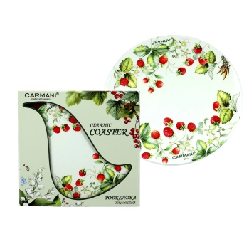 Podkładka ceramiczna - Poziomka (CARMANI)
