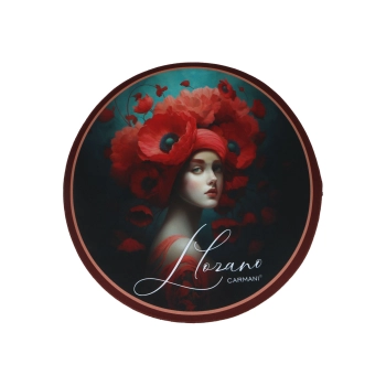 Podkładka na stół okrągła - L. Lozano, Lady`s Floral Symphony (CARMANI)