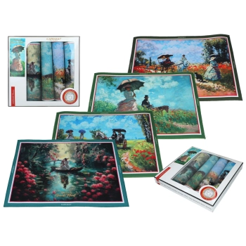 Kpl. 4 podkładek na stół - Inspired by C. Monet (CARMANI)