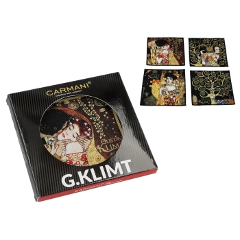 Kpl. 4 podkładek pod kubki - G. Klimt (CARMANI)