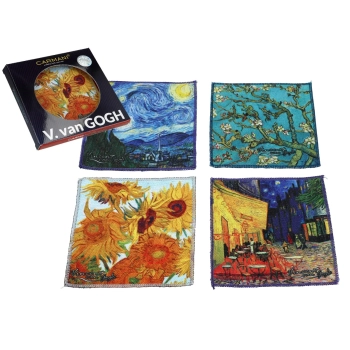 Kpl. 4 podkładek pod kubki - V. van Gogh (CARMANI)