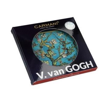 Kpl. 4 podkładek pod kubki - V. van Gogh, Kwitnący migdałowiec (CARMANI)